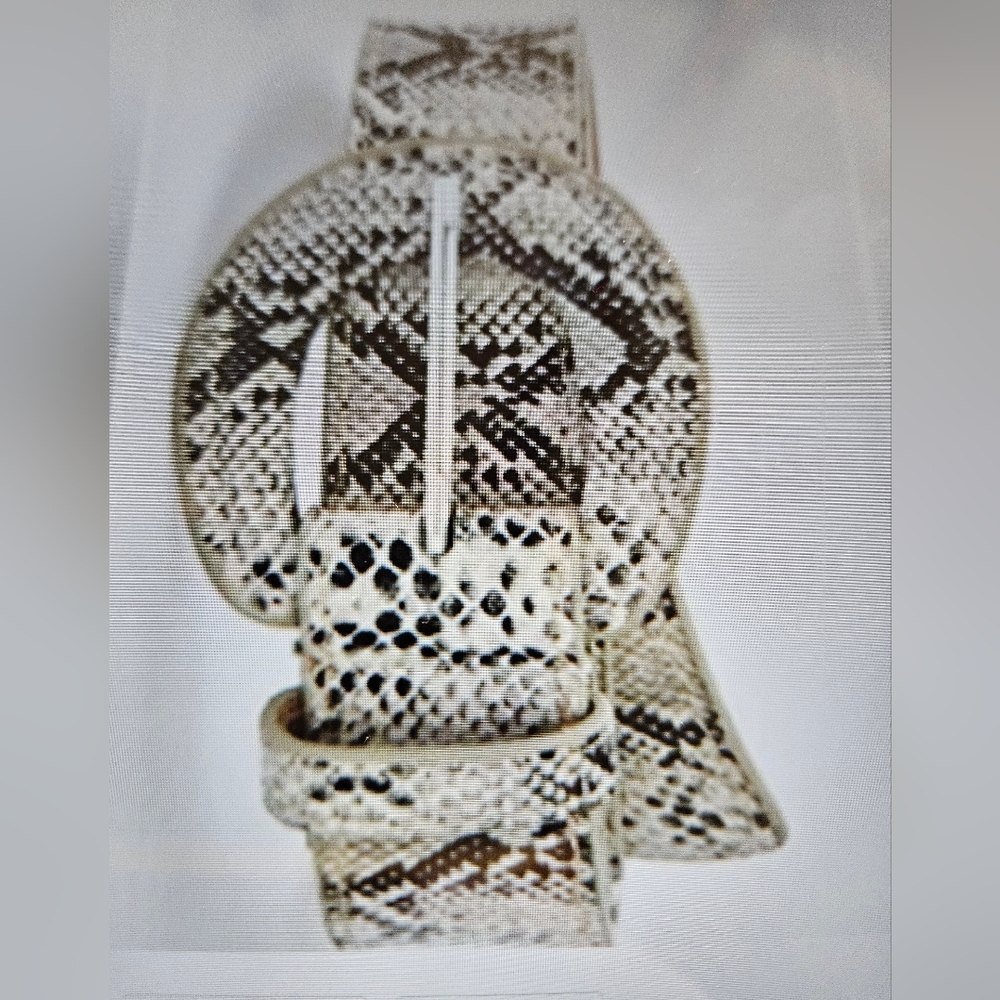 A Girl Thing Snake Print Belt